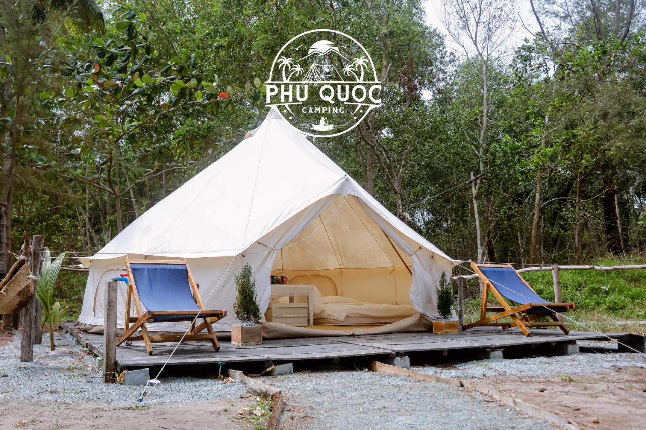 לינה וארוחת בוקר Phu Quoc Camping מראה חיצוני תמונה