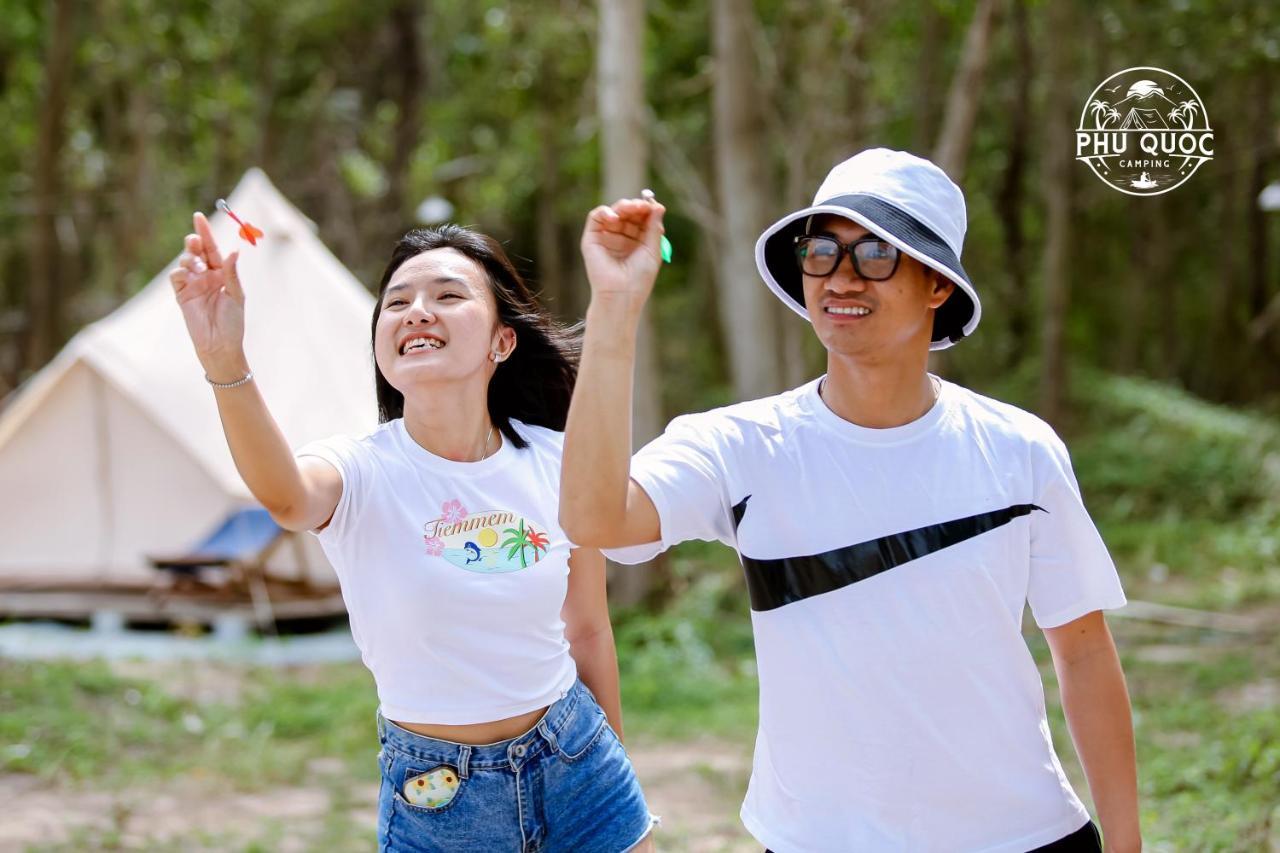 לינה וארוחת בוקר Phu Quoc Camping מראה חיצוני תמונה