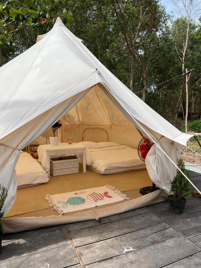 לינה וארוחת בוקר Phu Quoc Camping מראה חיצוני תמונה